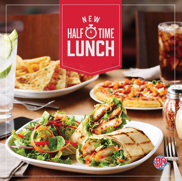 Boston Pizza Lunch Menu