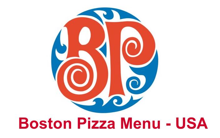 Boston Pizza USA Menu